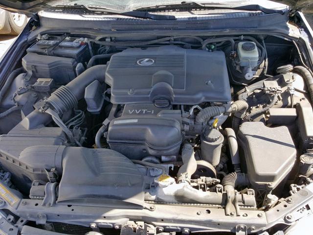 JTHBD192650099436 - 2005 LEXUS IS 300 BLUE photo 7