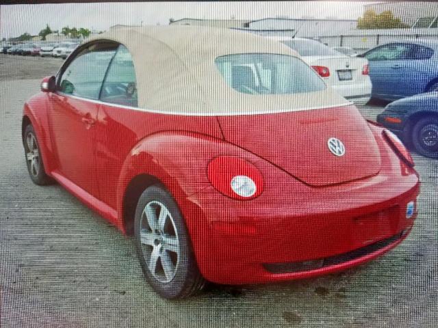 3VWPF31Y76M313391 - 2006 VOLKSWAGEN NEW BEETLE Rot Foto 3