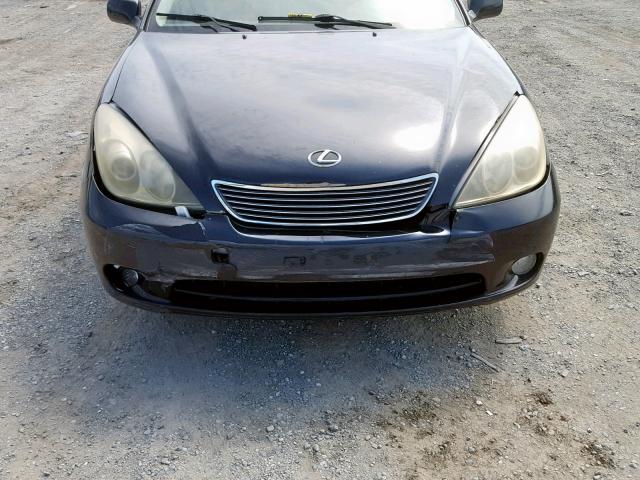 JTHBA30G955066866 - 2005 LEXUS ES 330 BLACK photo 9