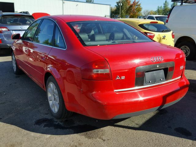 WAUBA24BXXN123716 - 1999 AUDI A6 2.8 QUA RED photo 3