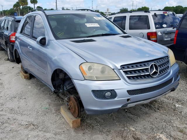 4JGBB86EX6A089451 - 2006 MERCEDES-BENZ ML 350 BLUE photo 1