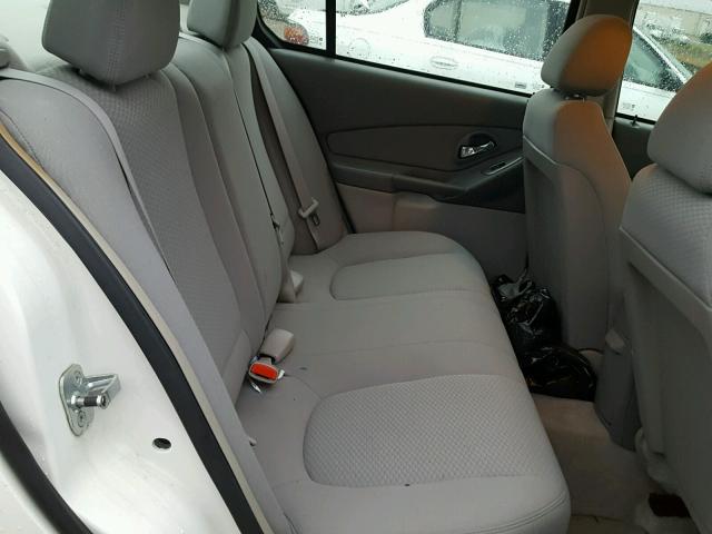 1G1ZS51F06F102690 - 2006 CHEVROLET MALIBU LS 白色 照片 6