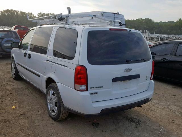 1GBDV13W08D193185 - 2008 CHEVROLET UPLANDER I WHITE photo 3