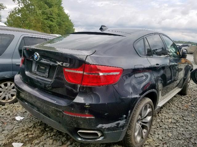 5UXFG8C54BLZ95622 - 2011 BMW X6 XDRIVE5 BLACK photo 4