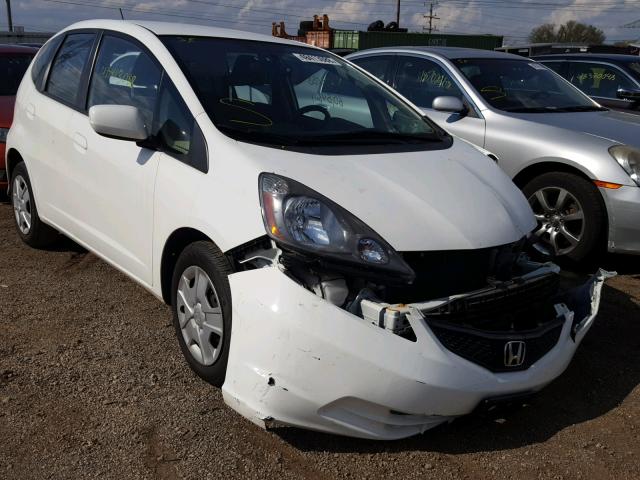 JHMGE8H32DC041097 - 2013 HONDA FIT WHITE photo 1