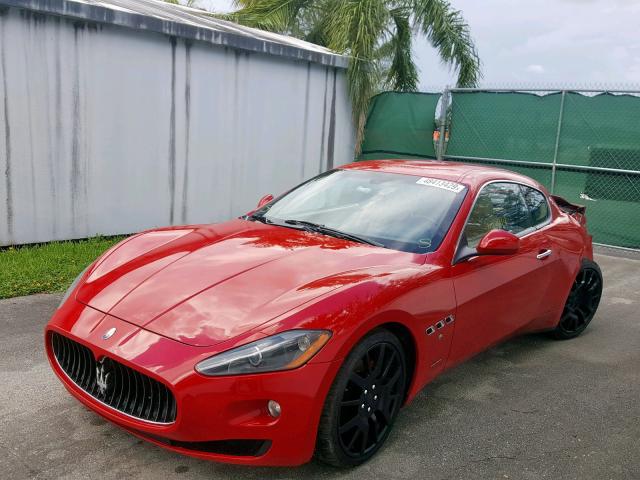 ZAMGJ45A180038221 - 2008 MASERATI GRANTURISM RED photo 2