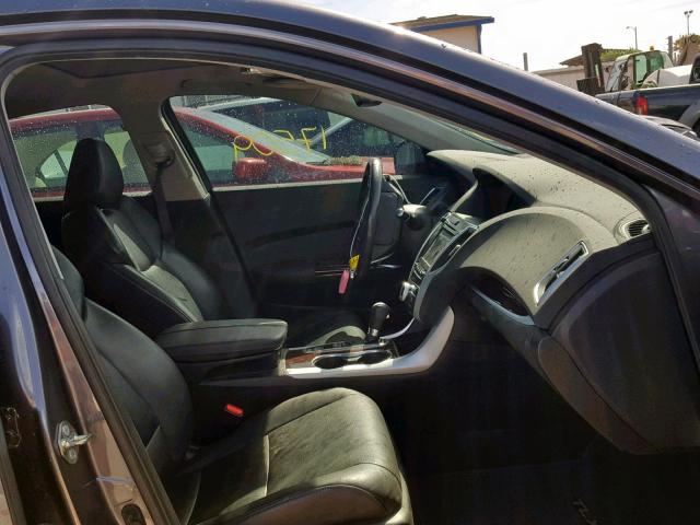 19UUB1F53HA002305 - 2017 ACURA TLX TECH GRAY photo 5