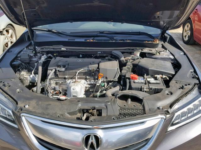 19UUB1F53HA002305 - 2017 ACURA TLX TECH GRAY photo 7
