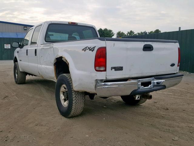 1FTSW31F92EA09250 - 2002 FORD F350 SRW S WHITE photo 3