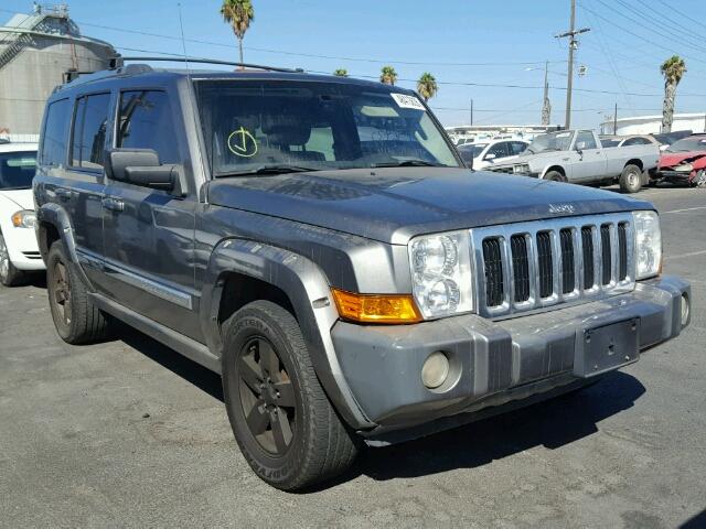 1J8HH58287C615752 - 2007 JEEP COMMANDER GRAY photo 1