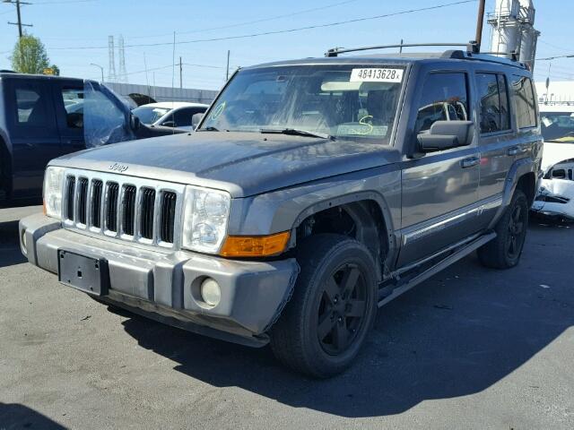 1J8HH58287C615752 - 2007 JEEP COMMANDER GRAY photo 2