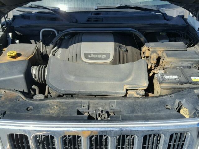 1J8HH58287C615752 - 2007 JEEP COMMANDER GRAY photo 7