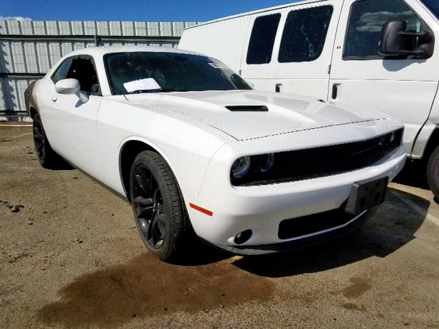 2C3CDZAG9JH297160 - 2018 DODGE CHALLENGER WHITE photo 1