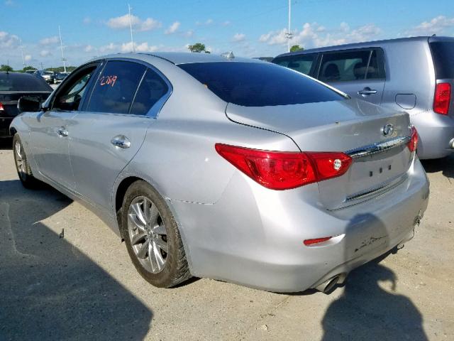 JN1EV7AP4GM302506 - 2016 INFINITI Q50 PREMIU SILVER photo 3