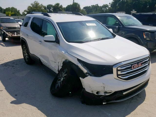 1GKKNMLSXJZ146115 - 2018 GMC ACADIA SLT WHITE photo 1