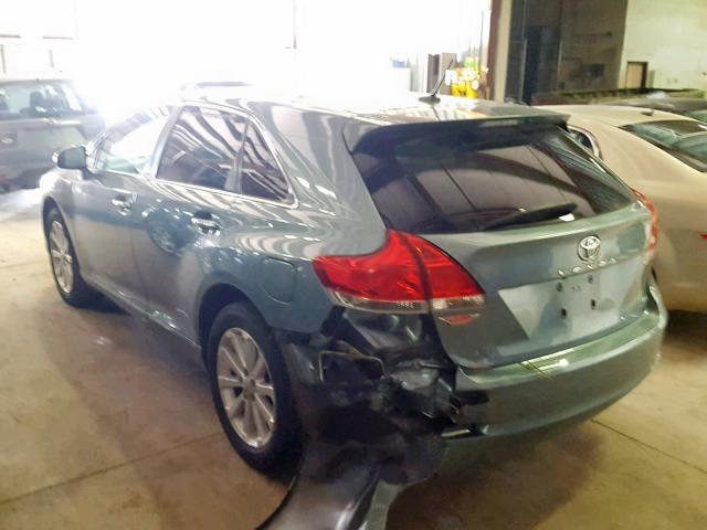 4T3BE11AX9U006999 - 2009 TOYOTA VENZA GREEN photo 3