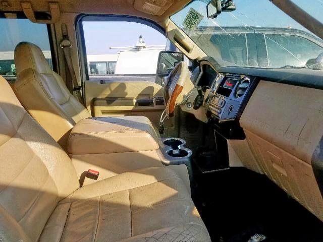 1FTWW31R28EB09842 - 2008 FORD F350 SRW S GOLD photo 5