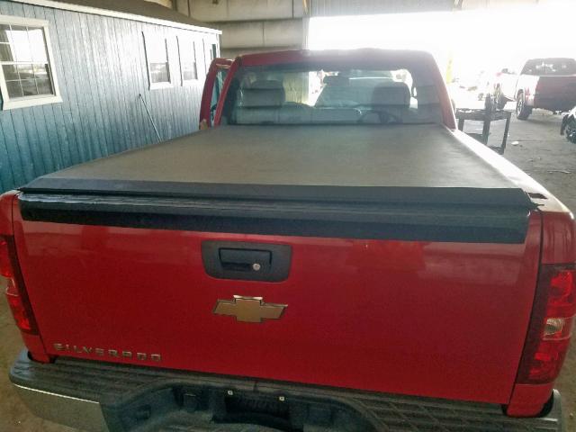 1GCEC14X08Z317455 - 2008 CHEVROLET SILVERADO RED photo 6