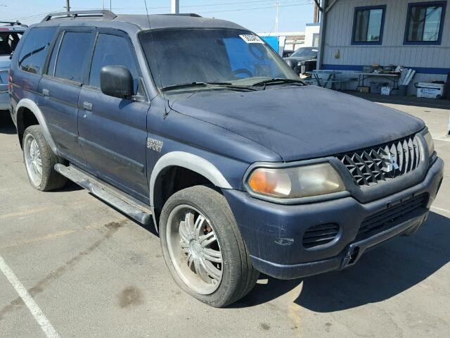 JA4LS21H33J011610 - 2003 MITSUBISHI MONTERO SP BLUE photo 1