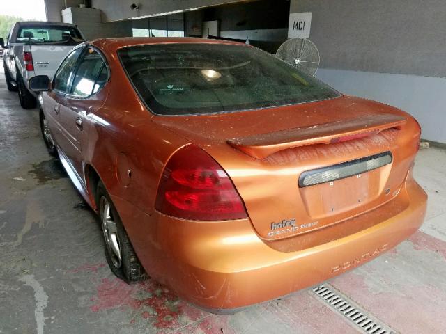 2G2WS522641234996 - 2004 PONTIAC GRAND PRIX ORANGE photo 3