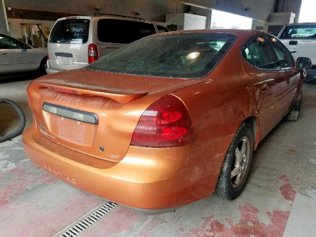 2G2WS522641234996 - 2004 PONTIAC GRAND PRIX ORANGE photo 4