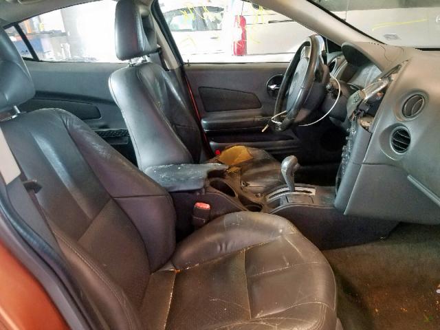 2G2WS522641234996 - 2004 PONTIAC GRAND PRIX ORANGE photo 5