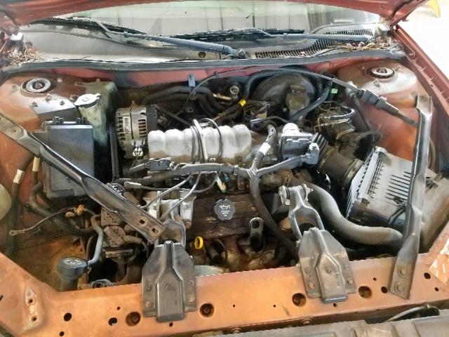 2G2WS522641234996 - 2004 PONTIAC GRAND PRIX ORANGE photo 7
