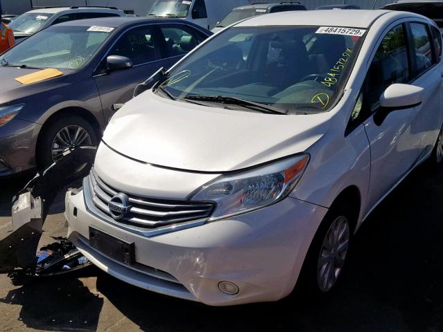 3N1CE2CP4GL366689 - 2016 NISSAN VERSA NOTE WHITE photo 2