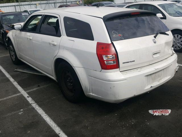 2D4FV47T58H223552 - 2008 DODGE MAGNUM WHITE photo 3