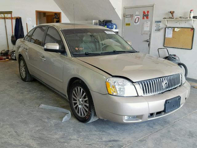 1MEHM42136G607626 - 2006 MERCURY MONTEGO PR TAN photo 1