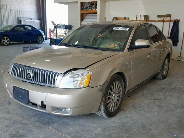 1MEHM42136G607626 - 2006 MERCURY MONTEGO PR TAN photo 2