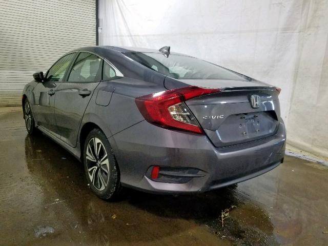 19XFC1F79HE214578 - 2017 HONDA CIVIC EXL Մոխրագույն լուսանկար 3