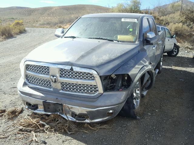 1C6RR7NT6DS629806 - 2013 RAM 1500 LARAM GRAY photo 2