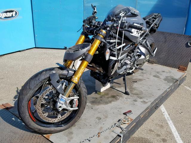 ZDMMACFW1KB025576 - 2019 DUCATI MONSTER 12 GRAY photo 2