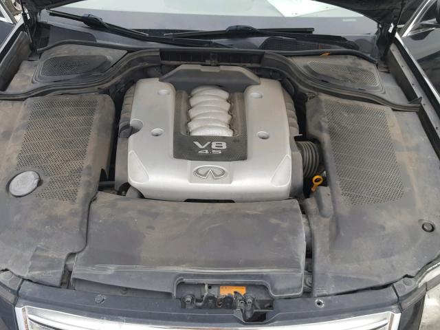 JNKBY01E18M500179 - 2008 INFINITI M45 BASE BLACK photo 7