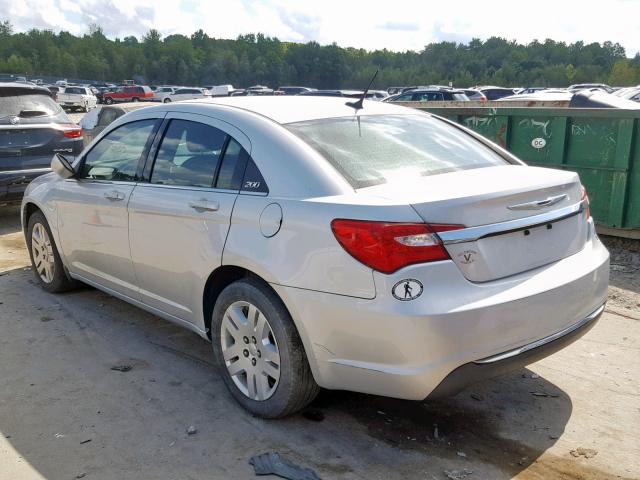 1C3CCBAB0CN319264 - 2012 CHRYSLER 200 LX SILVER photo 3