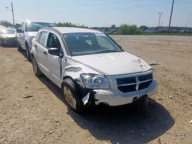 1B3HB48B27D566353 - 2007 DODGE CALIBER SX WHITE photo 1