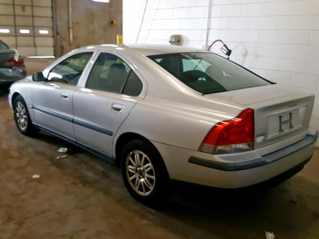 YV1RS64A142335974 - 2004 VOLVO S60 GRAY photo 3