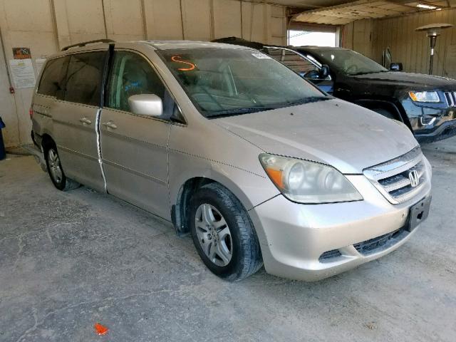 5FNRL38717B403305 - 2007 HONDA ODYSSEY EX SILVER photo 1