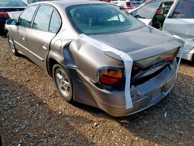 1G2HX54K124220769 - 2002 PONTIAC BONNEVILLE BEIGE photo 3