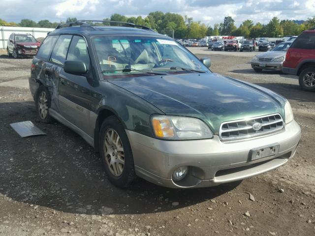 4S3BH806X17640035 - 2001 SUBARU LEGACY OUT GREEN photo 1