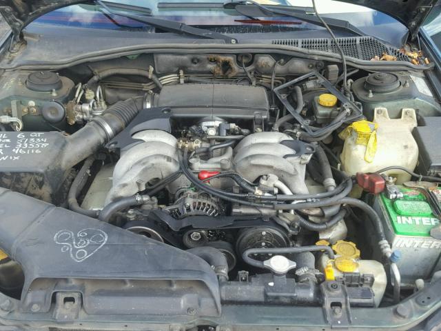 4S3BH806X17640035 - 2001 SUBARU LEGACY OUT GREEN photo 7