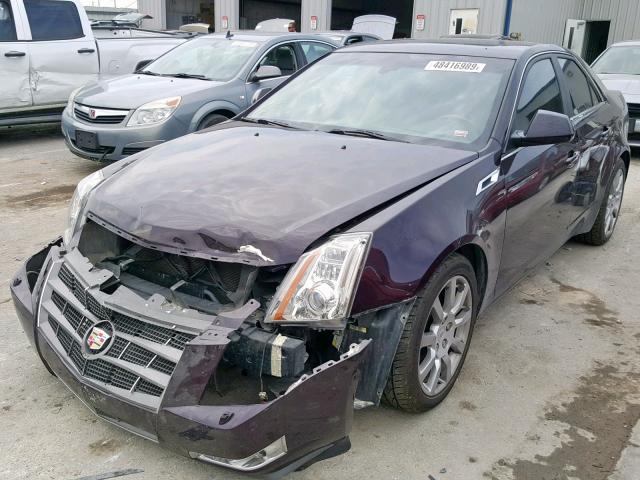 1G6DT57V980195196 - 2008 CADILLAC CTS HI FEA PURPLE photo 2