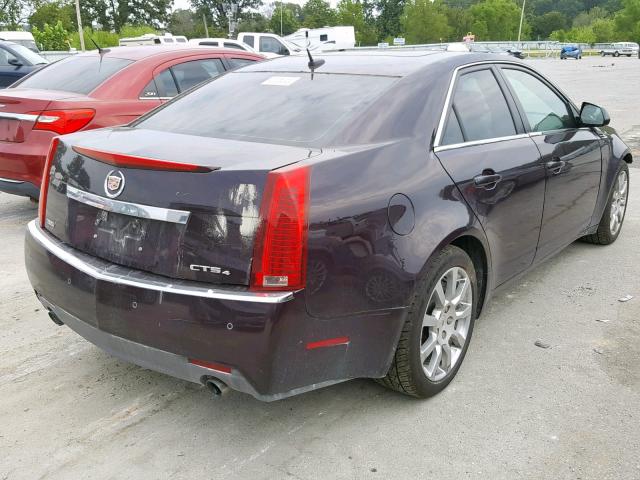 1G6DT57V980195196 - 2008 CADILLAC CTS HI FEA PURPLE photo 4