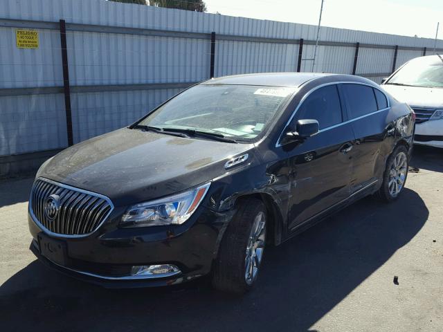 1G4GB5G34EF305359 - 2014 BUICK LACROSSE BLACK photo 2