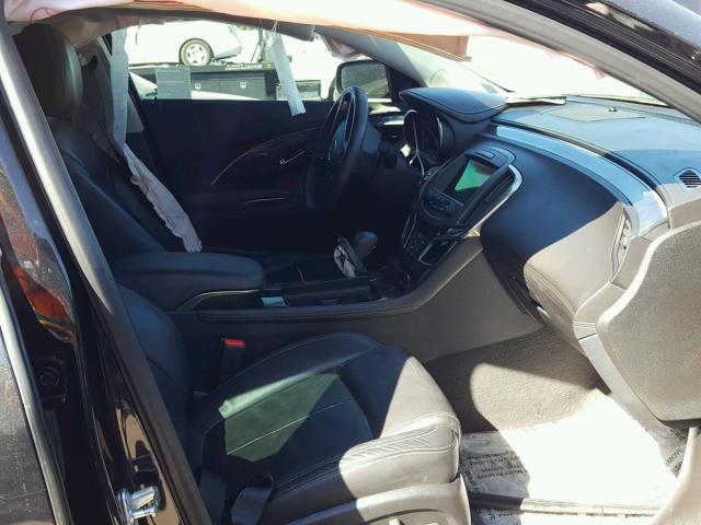 1G4GB5G34EF305359 - 2014 BUICK LACROSSE BLACK photo 5