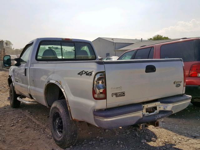 1FTSF31FXYED35311 - 2000 FORD F350 SRW S SILVER photo 3