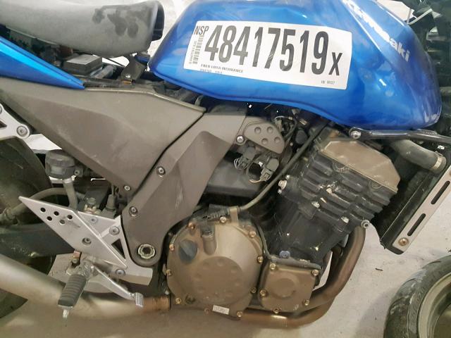 JKAZRDK115A001227 - 2005 KAWASAKI ZR750 K1 BLACK photo 9