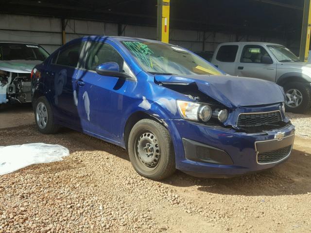 1G1JA5SH2D4246847 - 2013 CHEVROLET SONIC LS 蓝色 照片 1
