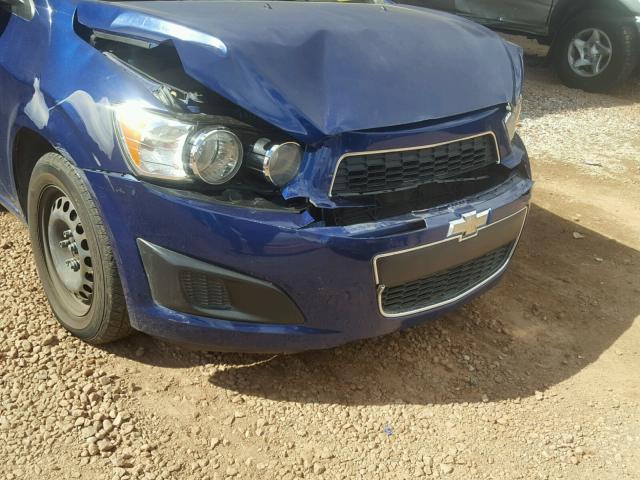 1G1JA5SH2D4246847 - 2013 CHEVROLET SONIC LS 蓝色 照片 9